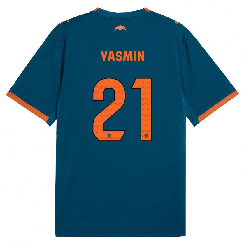 Danxen Mulher Camisola Yasmin Katie Mrabet Slack #21 Azul Aço Laranja Alternativa 2026/27 Camisa Brasil