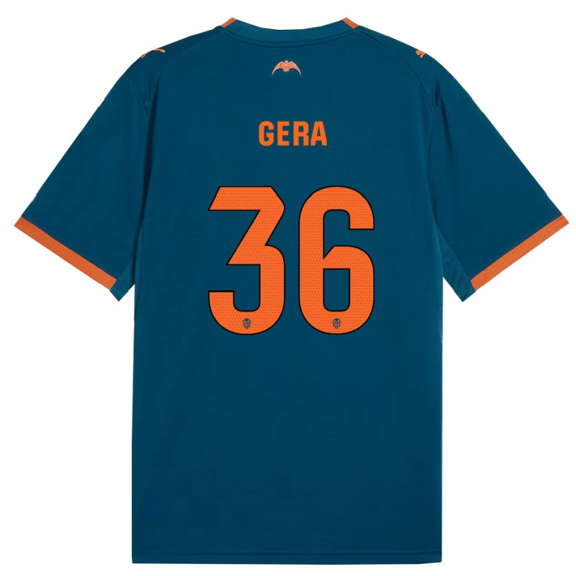 Danxen Mulher Camisola Alin Gera #36 Azul Aço Laranja Alternativa 2026/27 Camisa Brasil