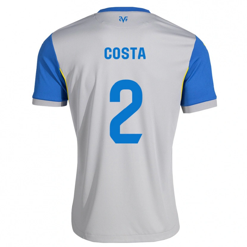 Danxen Mulher Camisola Logan Costa #2 Azul Dodger Cinza Alternativa 2026/27 Camisa Brasil