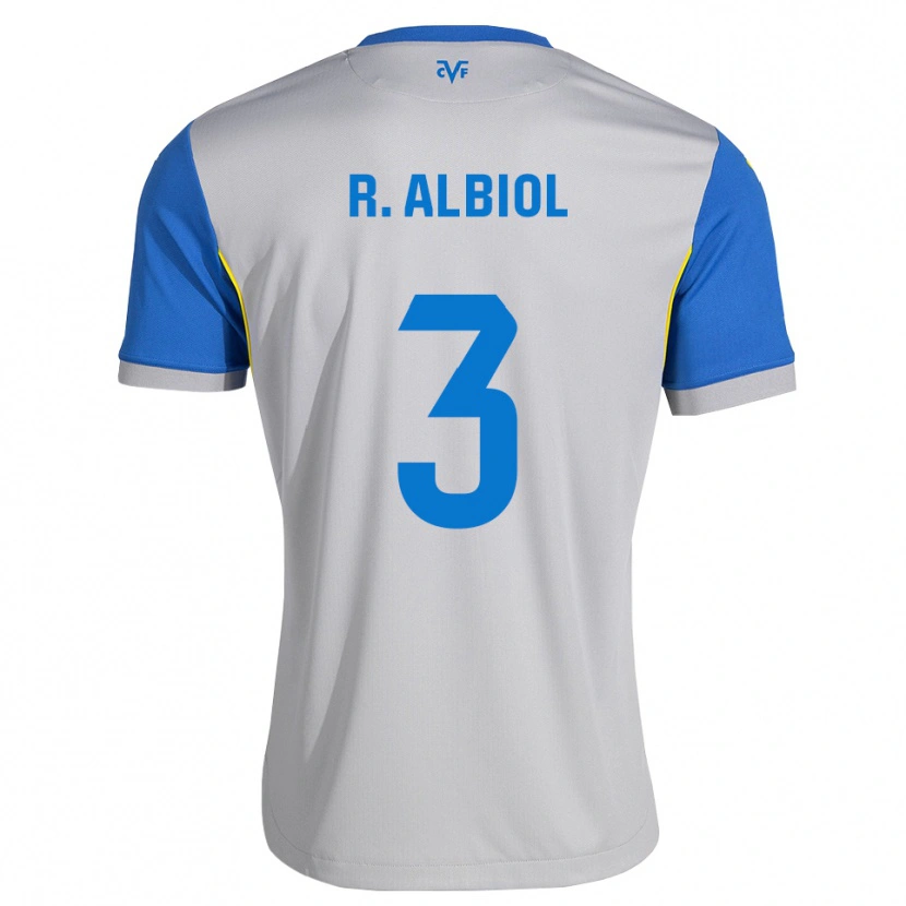 Danxen Mulher Camisola Raúl Albiol #3 Azul Dodger Cinza Alternativa 2026/27 Camisa Brasil