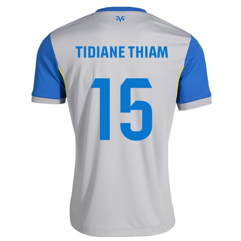 Danxen Mulher Camisola Cheikh Tidiane Thiam #15 Azul Dodger Cinza Alternativa 2026/27 Camisa Brasil