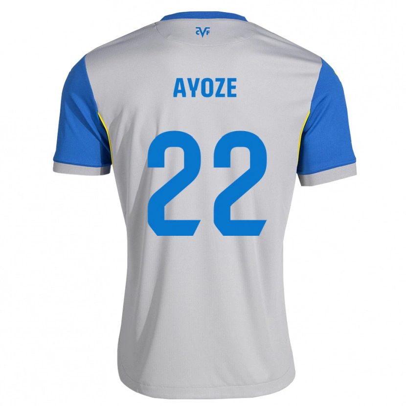 Danxen Mulher Camisola Ayoze Pérez #22 Azul Dodger Cinza Alternativa 2026/27 Camisa Brasil