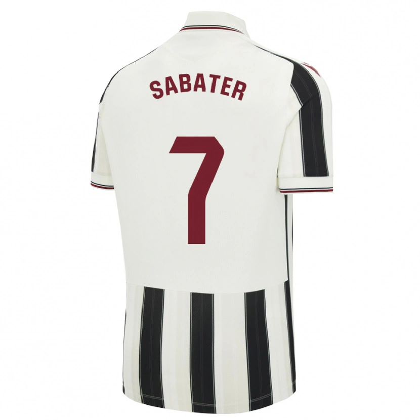 Danxen Mulher Camisola Ethan Sabater #7 Preto Branco Vermelho Alternativa 2026/27 Camisa Brasil