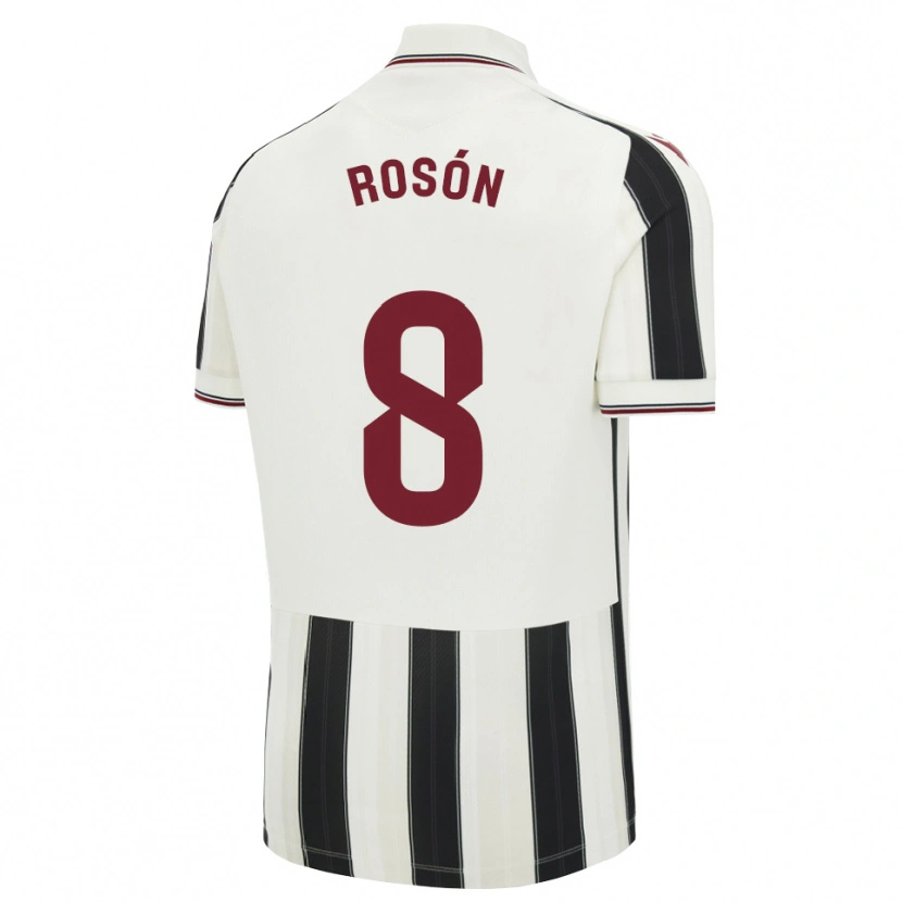 Danxen Mulher Camisola Pablo Rosón #8 Preto Branco Vermelho Alternativa 2026/27 Camisa Brasil