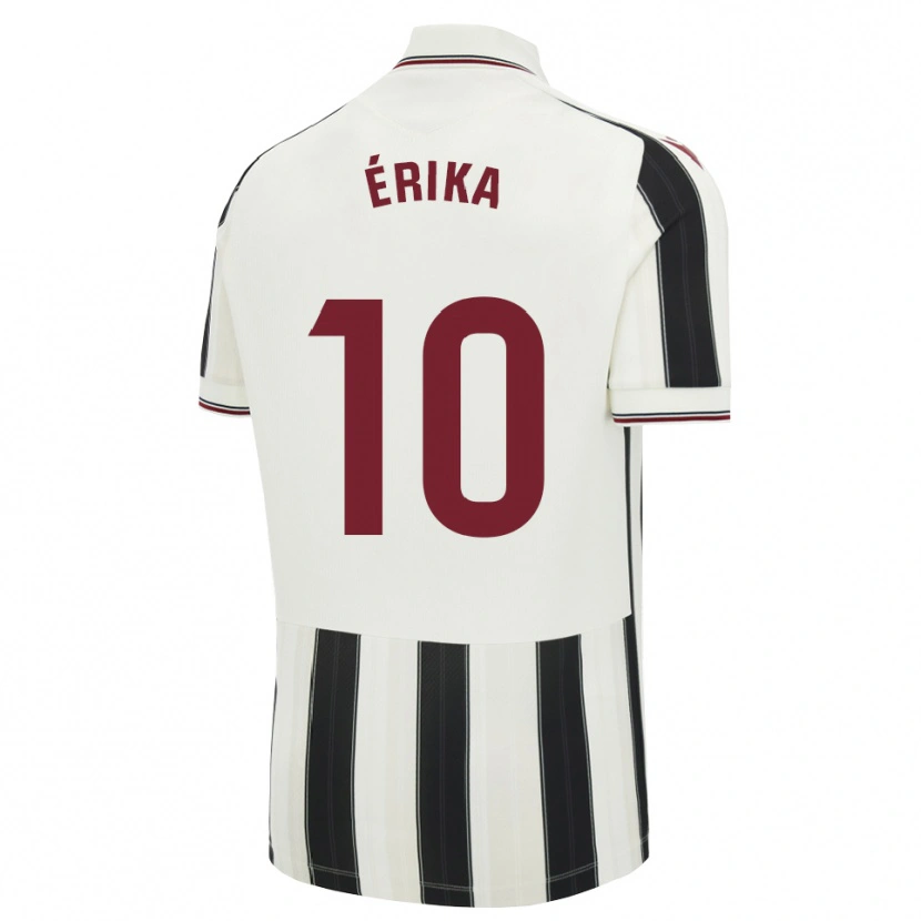 Danxen Mulher Camisola Érika González #10 Preto Branco Vermelho Alternativa 2026/27 Camisa Brasil
