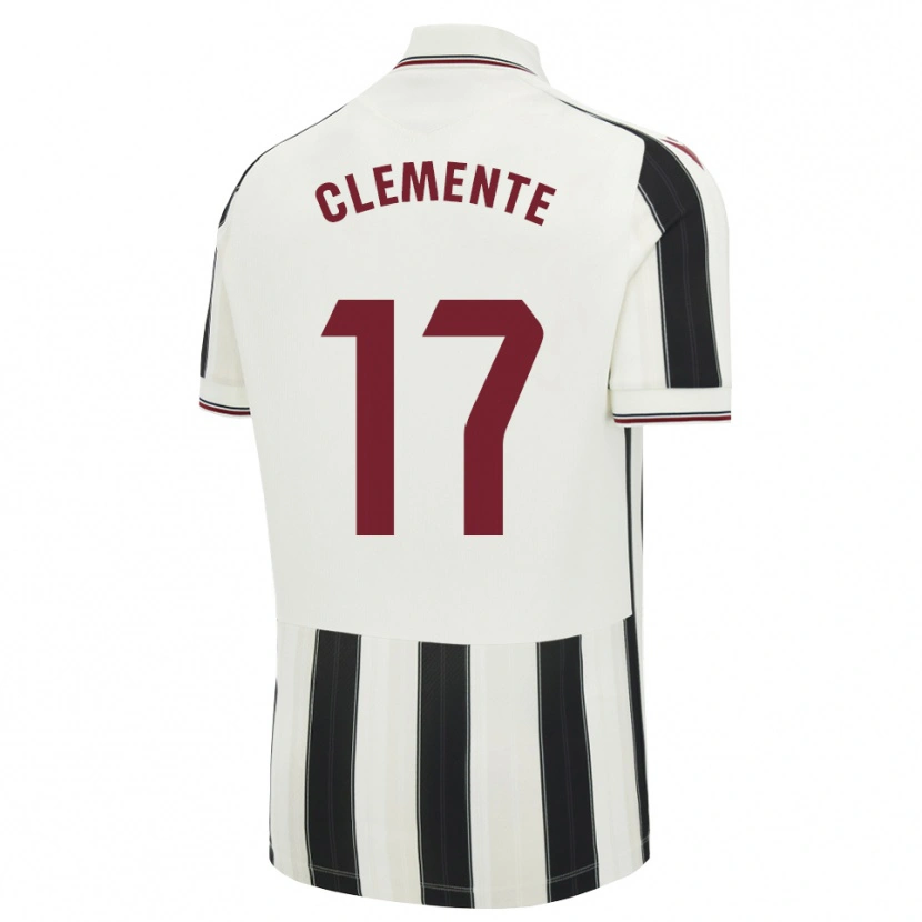 Danxen Mulher Camisola Óscar Clemente #17 Preto Branco Vermelho Alternativa 2026/27 Camisa Brasil