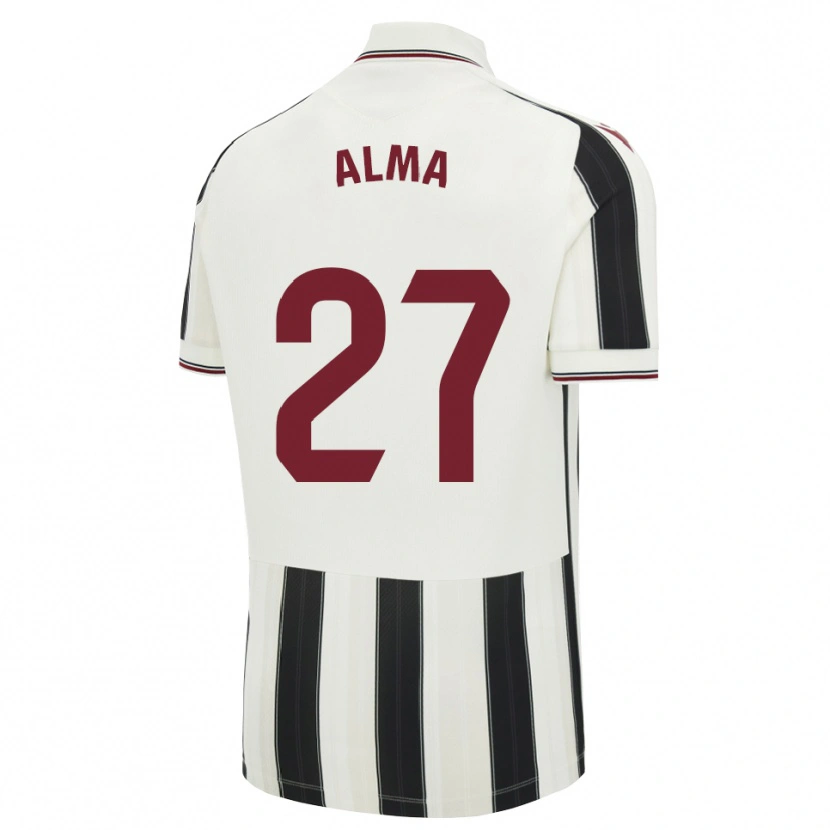 Danxen Mulher Camisola Alma Velasco #27 Preto Branco Vermelho Alternativa 2026/27 Camisa Brasil