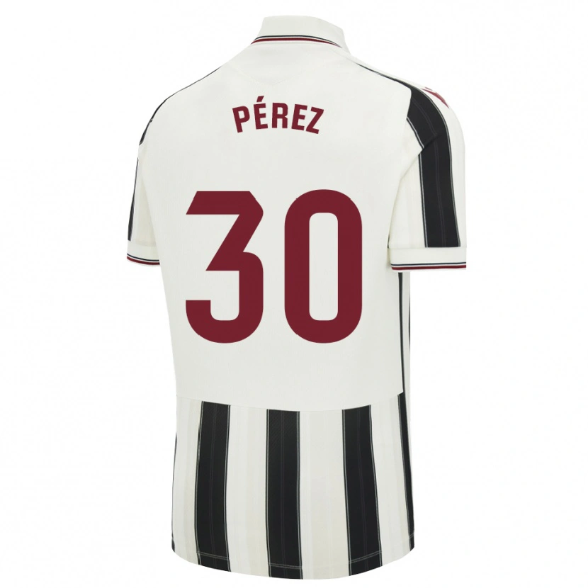 Danxen Mulher Camisola Luismi Pérez #30 Preto Branco Vermelho Alternativa 2026/27 Camisa Brasil