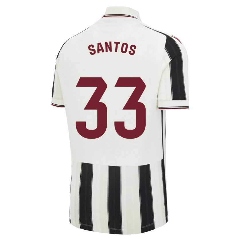 Danxen Mulher Camisola Marc Santos #33 Preto Branco Vermelho Alternativa 2026/27 Camisa Brasil