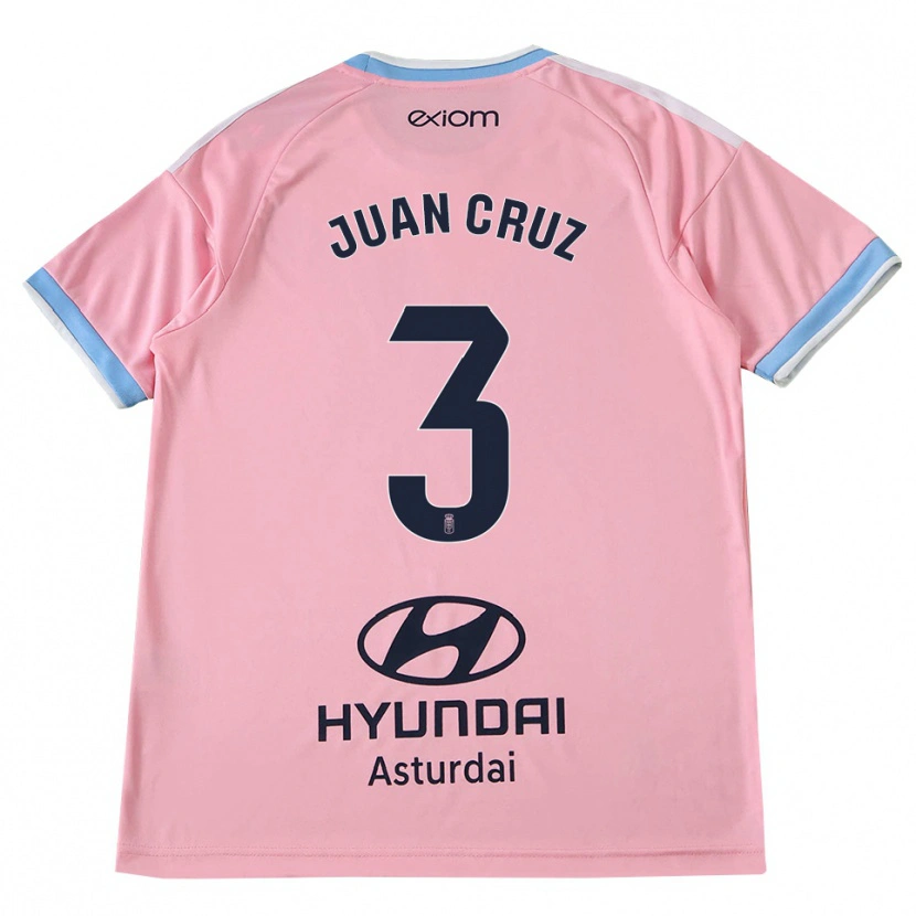 Danxen Mulher Camisola Juan Cruz #3 Azul Centáurea Rosa Alternativa 2026/27 Camisa Brasil