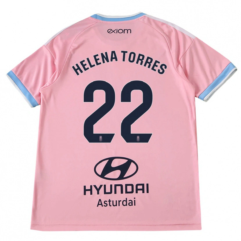 Danxen Mulher Camisola Helena Torres Maiquez #22 Azul Centáurea Rosa Alternativa 2026/27 Camisa Brasil