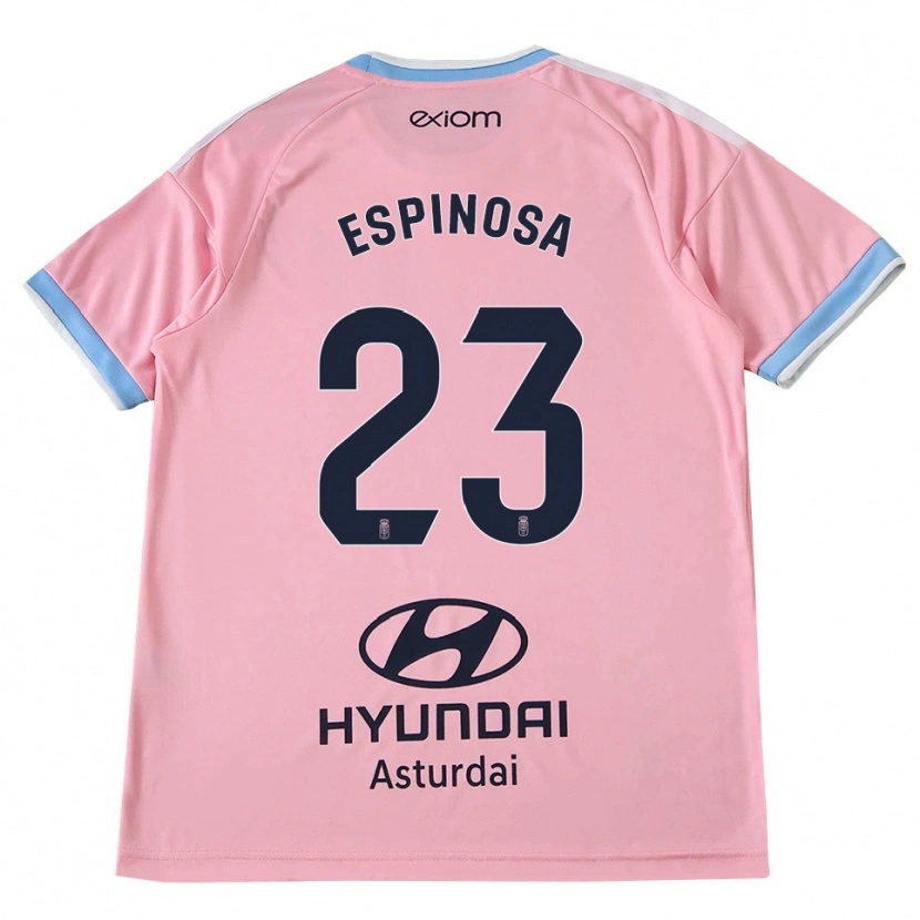 Danxen Mulher Camisola Diego Espinosa #23 Azul Centáurea Rosa Alternativa 2026/27 Camisa Brasil