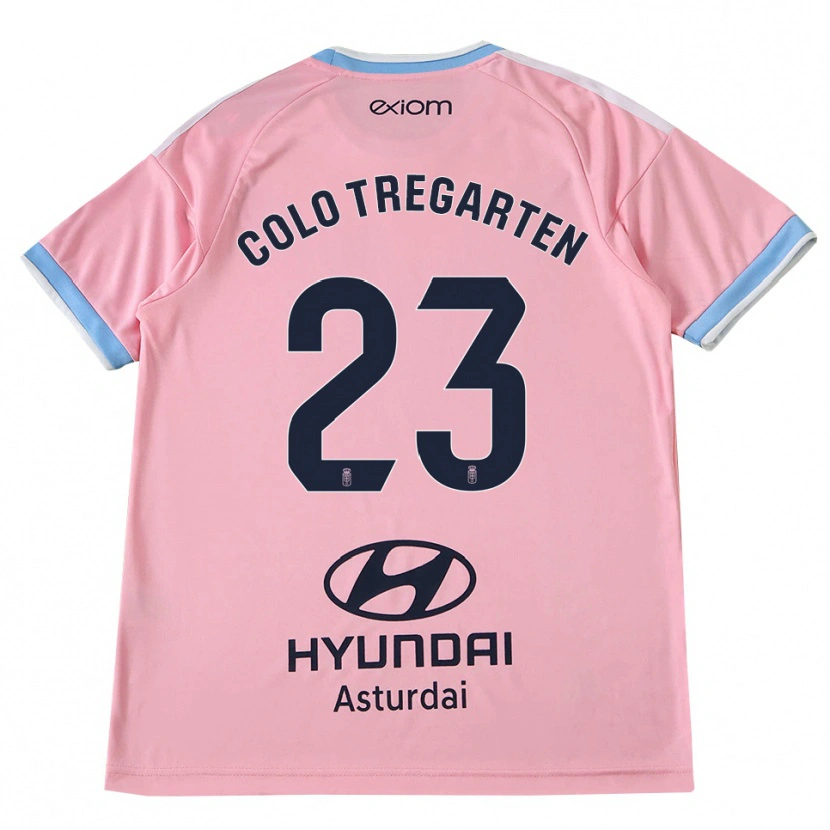 Danxen Mulher Camisola Colo Tregarten #23 Azul Centáurea Rosa Alternativa 2026/27 Camisa Brasil