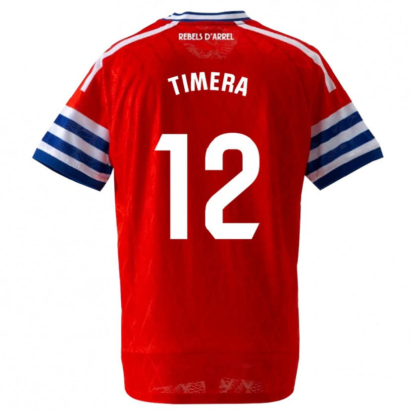 Danxen Mulher Camisola Adama Timera #12 Azul Real Vermelho Alternativa 2026/27 Camisa Brasil