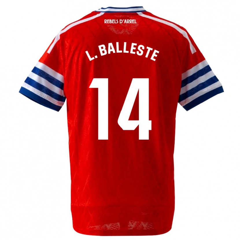 Danxen Mulher Camisola Laia Balleste Sciora #14 Azul Real Vermelho Alternativa 2026/27 Camisa Brasil