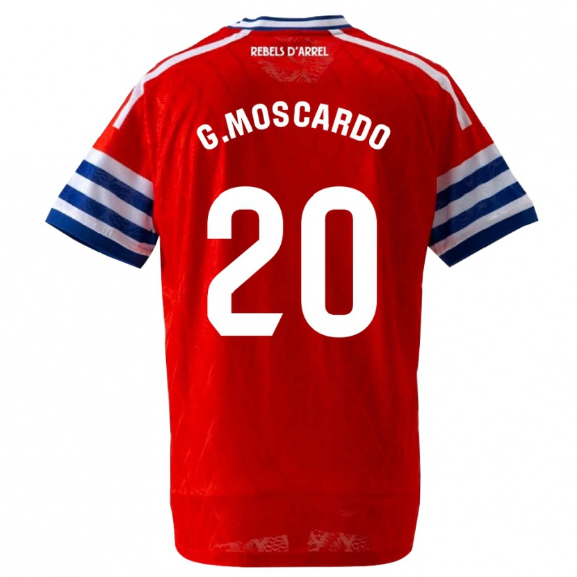 Danxen Mulher Camisola Gabriel Moscardo #20 Azul Real Vermelho Alternativa 2026/27 Camisa Brasil