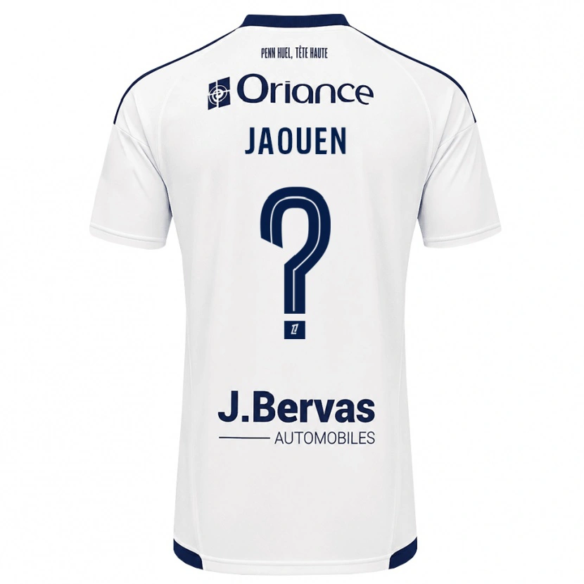 Danxen Mulher Camisola Léane Jaouen #0 Azul Marinho Branco Alternativa 2026/27 Camisa Brasil