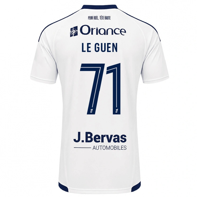 Danxen Mulher Camisola Raphaël Le Guen #71 Azul Marinho Branco Alternativa 2026/27 Camisa Brasil