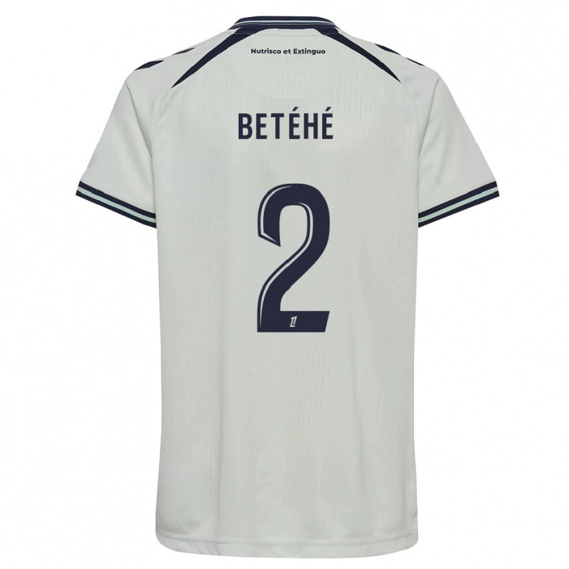 Danxen Mulher Camisola Aaron Betéhé #2 Azul Meia-Noite Branco Alternativa 2026/27 Camisa Brasil