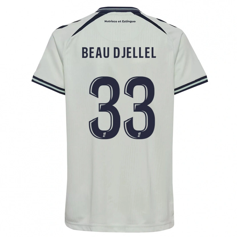 Danxen Mulher Camisola Yanis Beau Djellel #33 Azul Meia-Noite Branco Alternativa 2026/27 Camisa Brasil