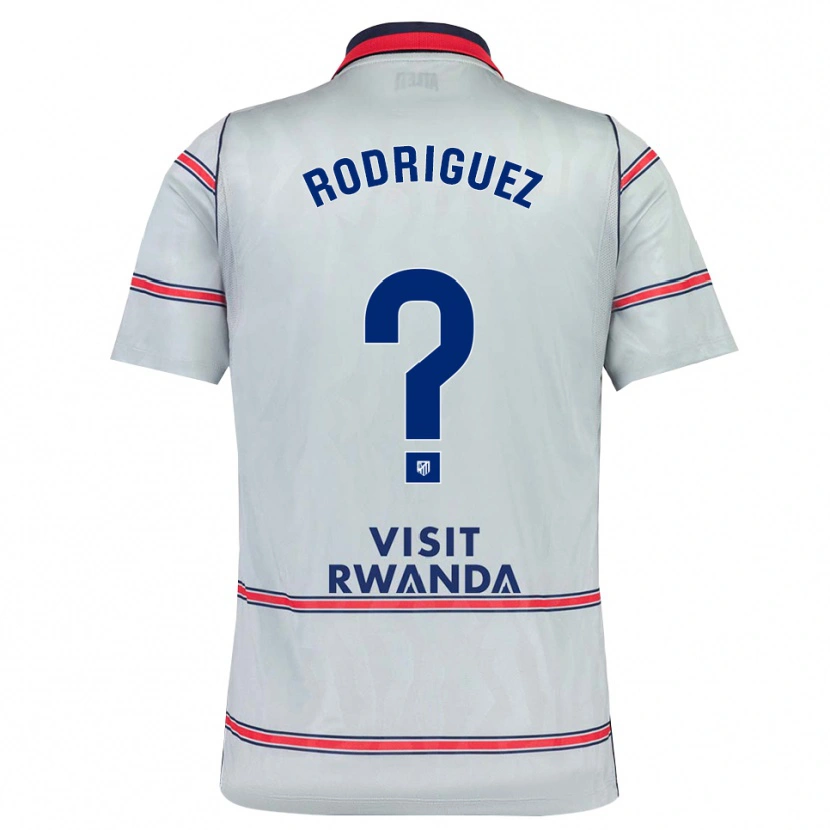 Danxen Mulher Camisola Adrian Rodriguez #0 Cinza Vermelho Azul Marinho Terceiro 2026/27 Camisa Brasil