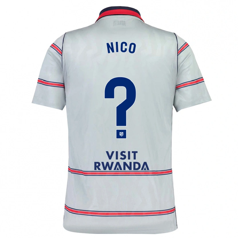 Danxen Mulher Camisola Nico Fernández #0 Cinza Vermelho Azul Marinho Terceiro 2026/27 Camisa Brasil