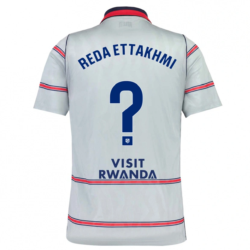Danxen Mulher Camisola Mohamed Reda Ettakhmi #0 Cinza Vermelho Azul Marinho Terceiro 2026/27 Camisa Brasil