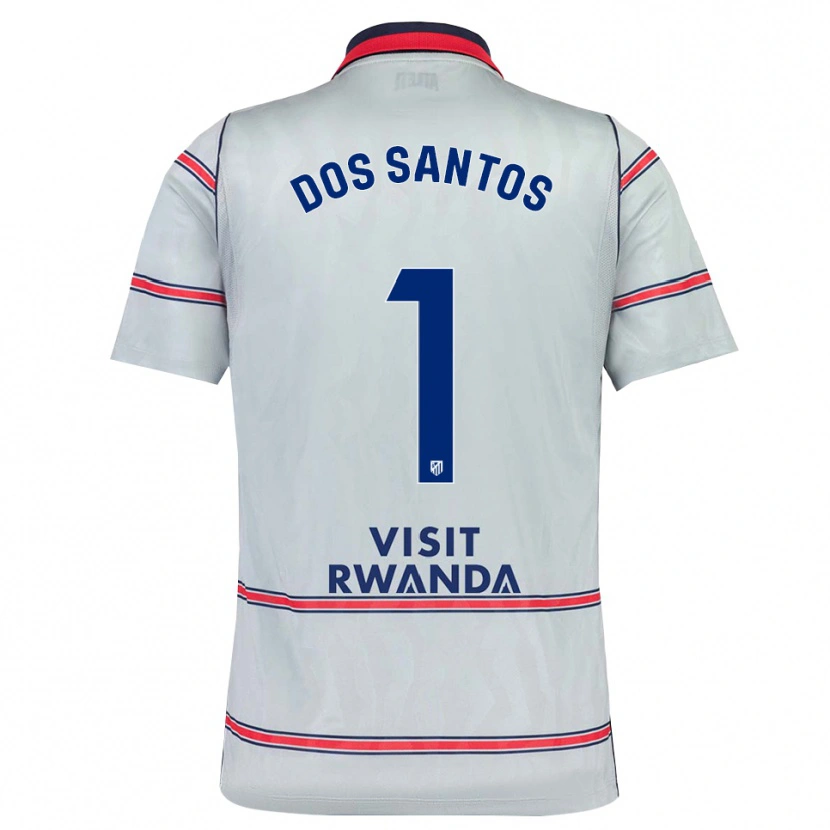 Danxen Mulher Camisola Alex Dos Santos #1 Cinza Vermelho Azul Marinho Terceiro 2026/27 Camisa Brasil