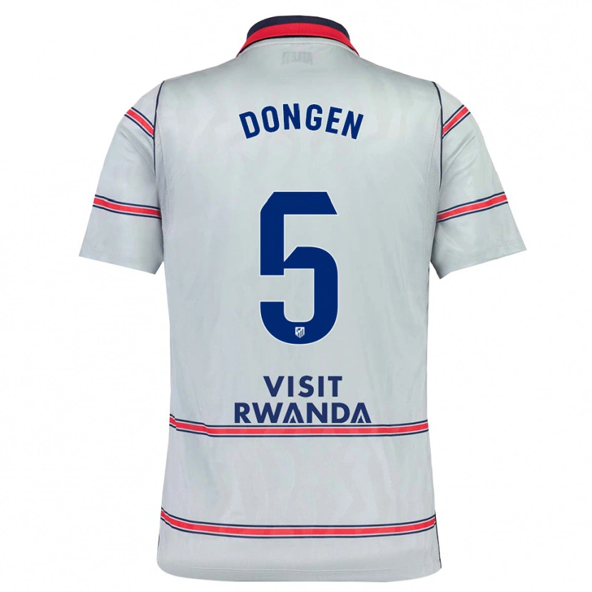 Danxen Mulher Camisola Merel Van Dongen #5 Cinza Vermelho Azul Marinho Terceiro 2026/27 Camisa Brasil