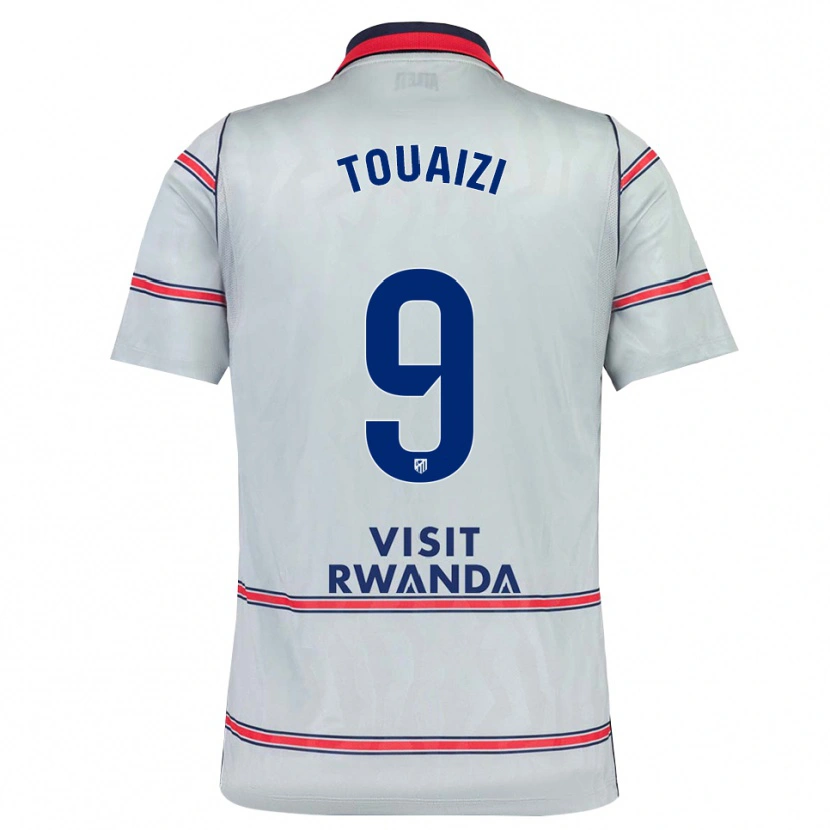Danxen Mulher Camisola Nabil Touaizi #9 Cinza Vermelho Azul Marinho Terceiro 2026/27 Camisa Brasil