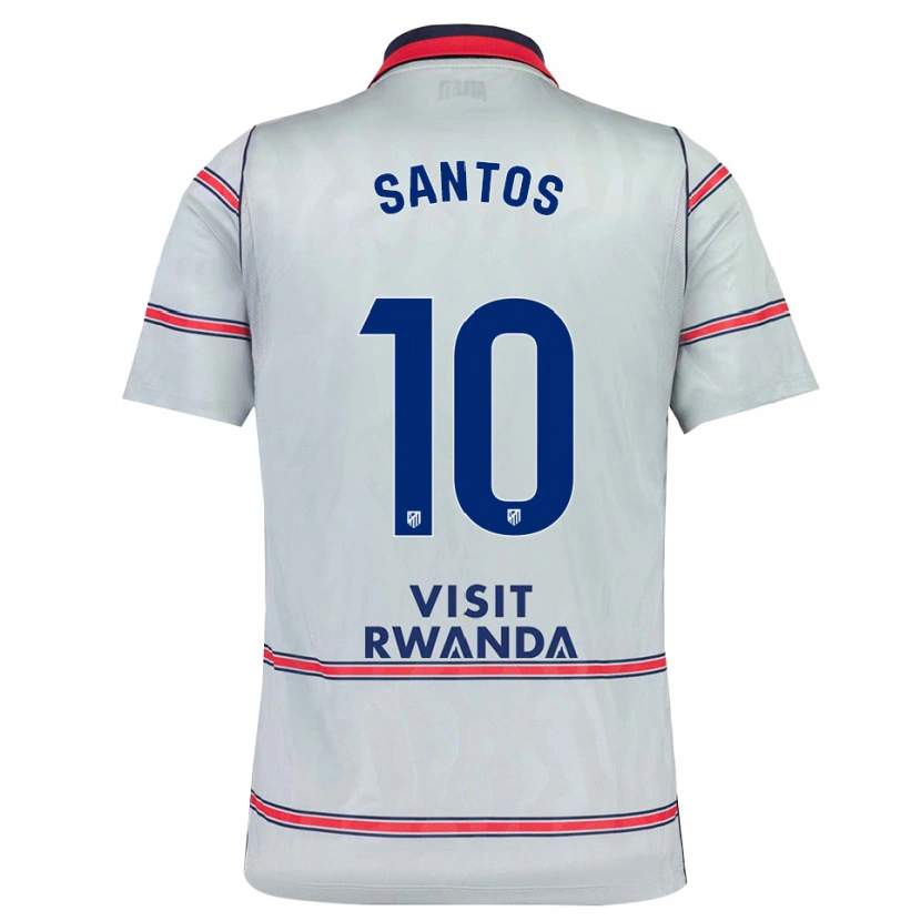 Danxen Mulher Camisola Leicy Santos #10 Cinza Vermelho Azul Marinho Terceiro 2026/27 Camisa Brasil