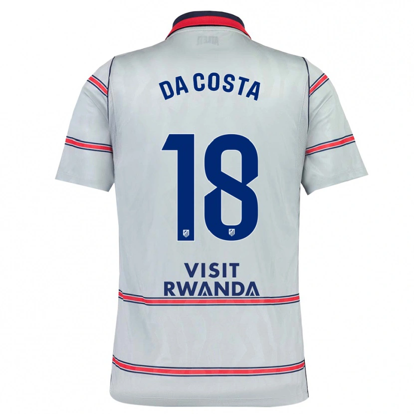 Danxen Mulher Camisola Mario Da Costa #18 Cinza Vermelho Azul Marinho Terceiro 2026/27 Camisa Brasil