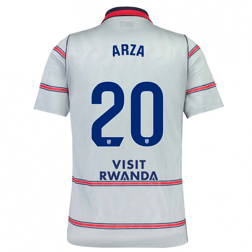 Danxen Mulher Camisola David Arza #20 Cinza Vermelho Azul Marinho Terceiro 2026/27 Camisa Brasil