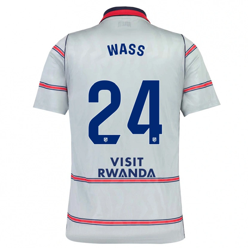Danxen Mulher Camisola Daniel Wass #24 Cinza Vermelho Azul Marinho Terceiro 2026/27 Camisa Brasil