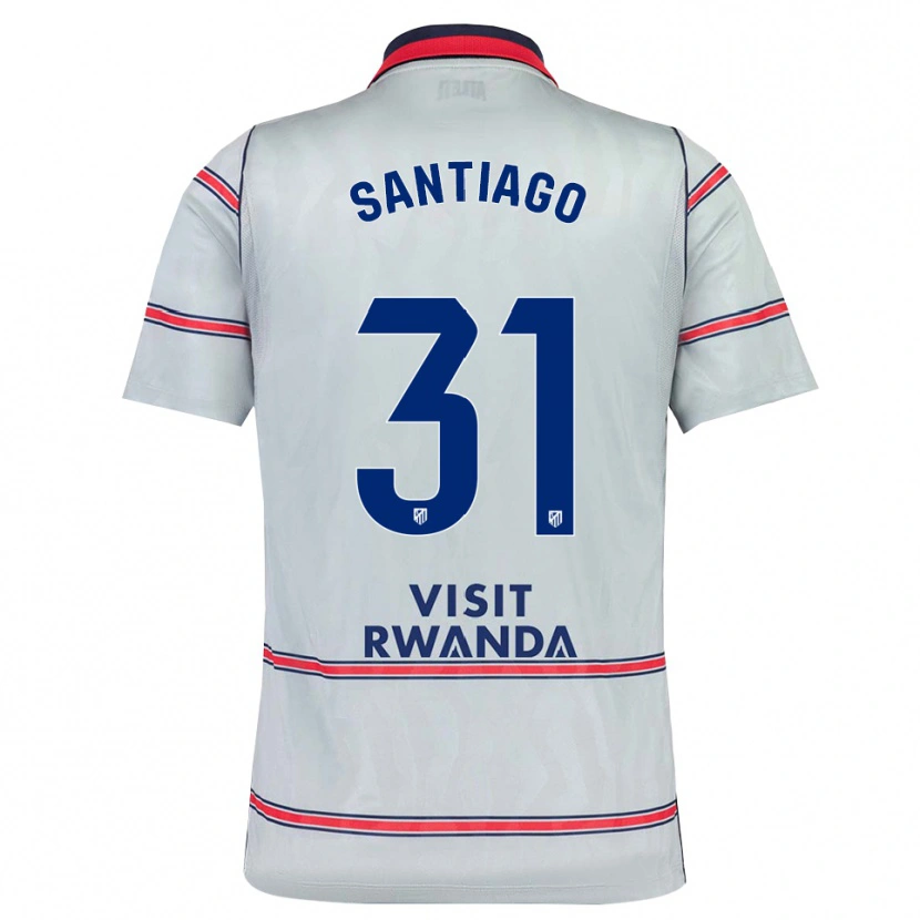 Danxen Mulher Camisola Abraham Santiago #31 Cinza Vermelho Azul Marinho Terceiro 2026/27 Camisa Brasil
