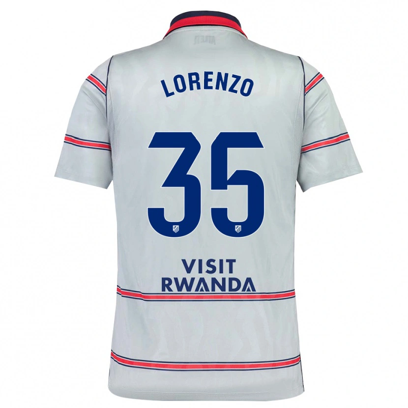 Danxen Mulher Camisola Diego Lorenzo #35 Cinza Vermelho Azul Marinho Terceiro 2026/27 Camisa Brasil