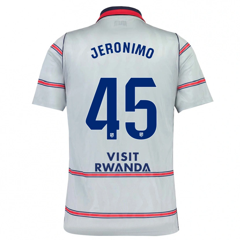 Danxen Mulher Camisola Isaiah Jeronimo #45 Cinza Vermelho Azul Marinho Terceiro 2026/27 Camisa Brasil