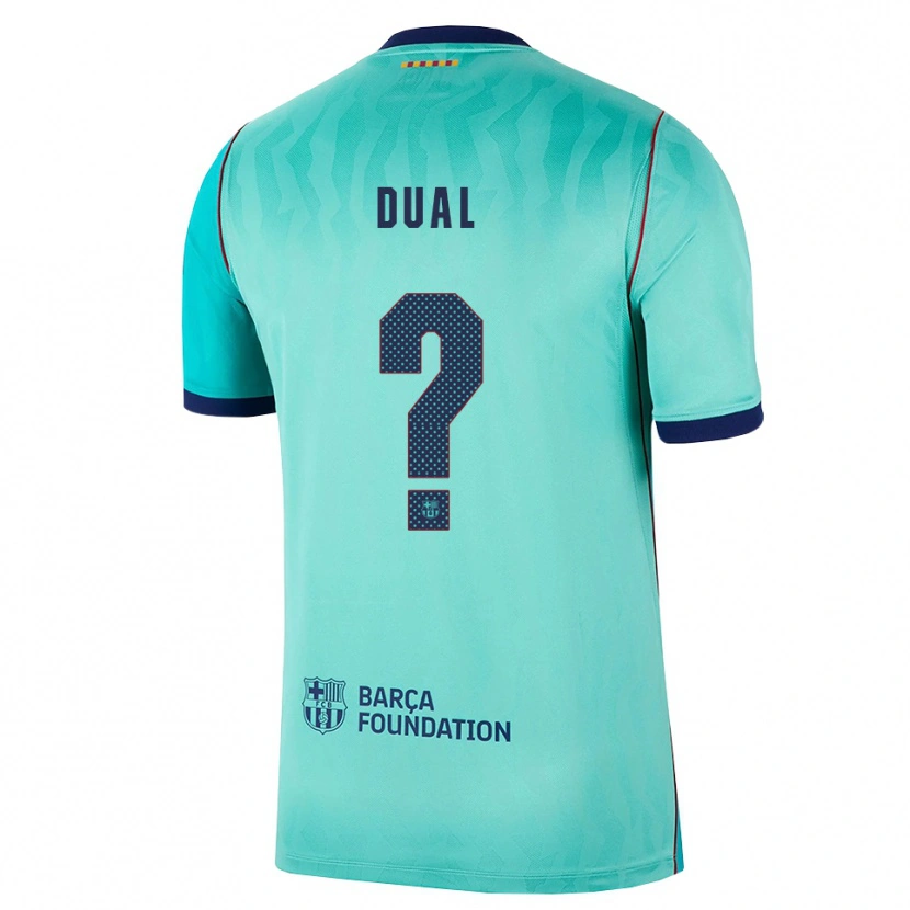 Danxen Mulher Camisola Wesley Dual #0 Água Turquesa Escura Azul Real Terceiro 2026/27 Camisa Brasil