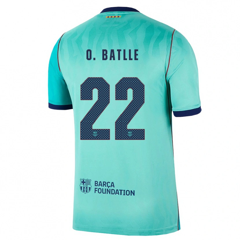 Danxen Mulher Camisola Ona Batlle #22 Água Turquesa Escura Azul Real Terceiro 2026/27 Camisa Brasil