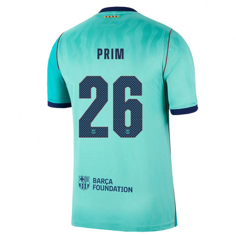 Danxen Mulher Camisola Pau Prim #26 Água Turquesa Escura Azul Real Terceiro 2026/27 Camisa Brasil