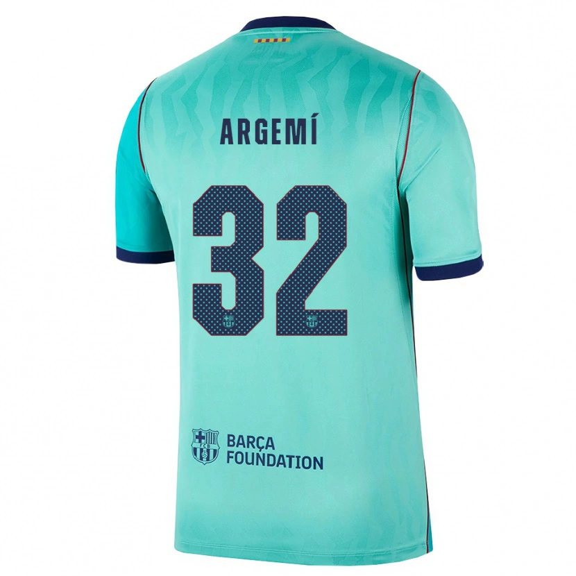 Danxen Mulher Camisola Adam Argemí #32 Água Turquesa Escura Azul Real Terceiro 2026/27 Camisa Brasil