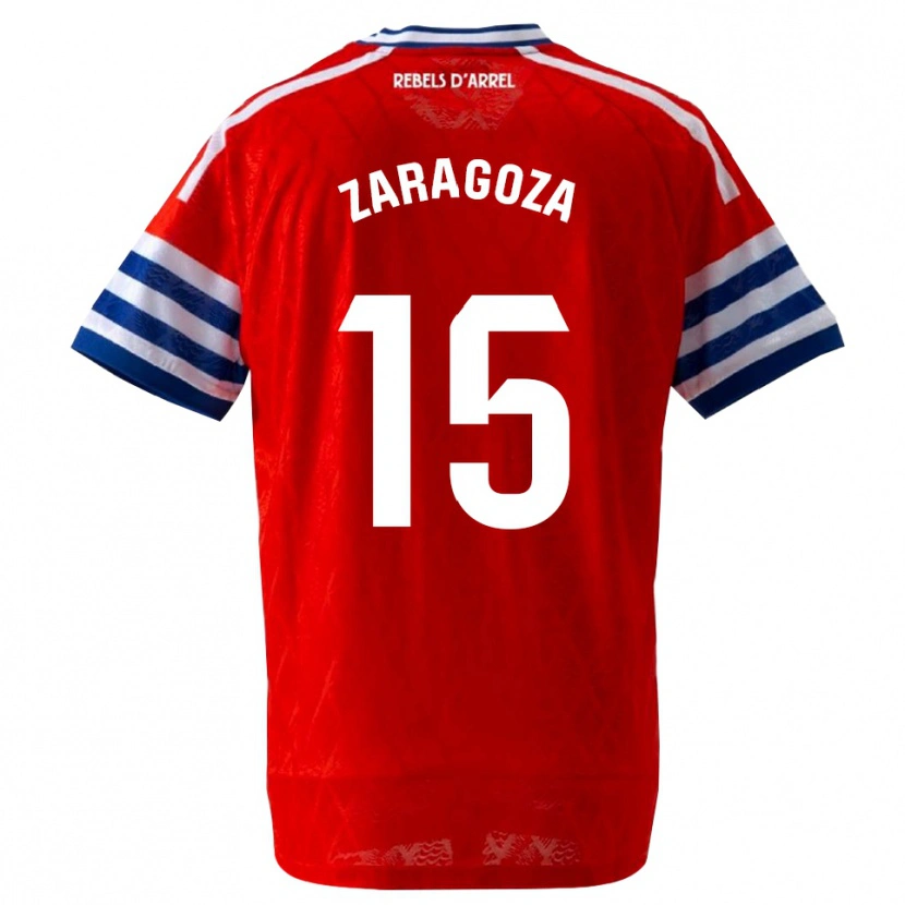 Danxen Mulher Camisola Bryan Zaragoza #15 Azul Real Vermelho Alternativa 2026/27 Camisa Brasil