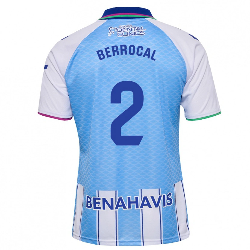 Danxen Criança Camisola Juan Berrocal #2 Azul Céu Profundo Branco Principal 2026/27 Camisa Brasil