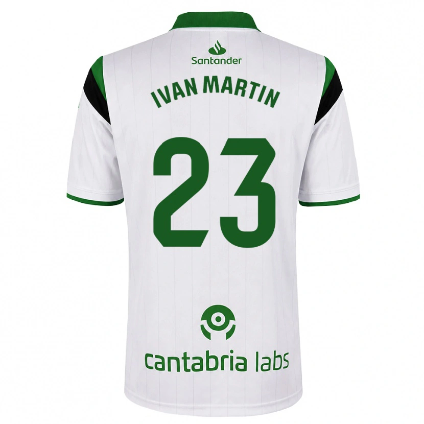Danxen Criança Camisola Iván Martín #23 Branco Verde Preto Principal 2026/27 Camisa Brasil
