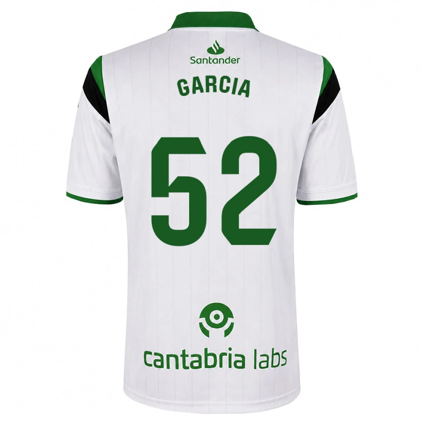 Danxen Criança Camisola Pablo García #52 Branco Verde Preto Principal 2026/27 Camisa Brasil