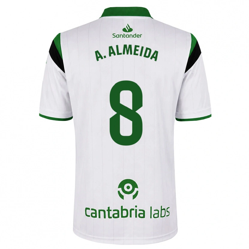 Danxen Criança Camisola André Almeida #8 Branco Verde Preto Principal 2026/27 Camisa Brasil