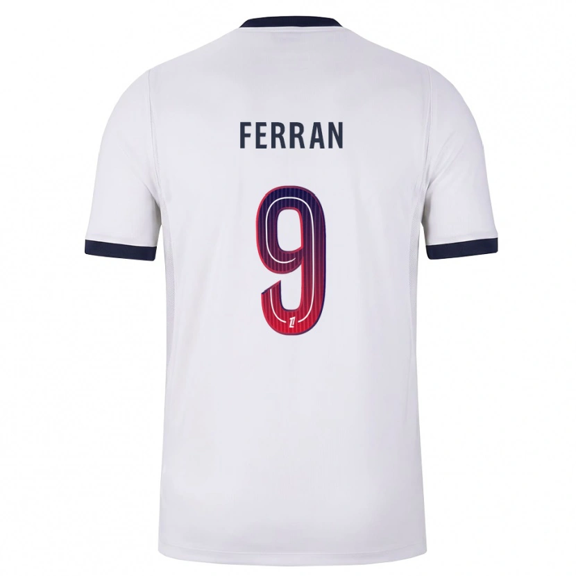 Danxen Criança Camisola Ferran Torres #9 Branco Preto Vermelho Alternativa 2026/27 Camisa Brasil