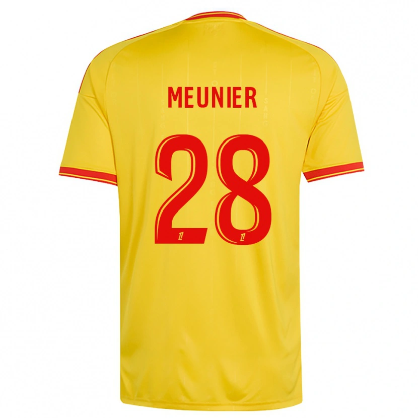 Danxen Criança Camisola Jennifer Meunier #28 Dourado Laranja Vermelho Principal 2026/27 Camisa Brasil
