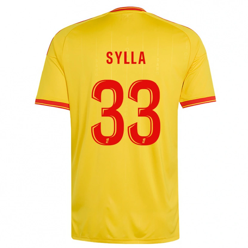 Danxen Criança Camisola Fodé Sylla #33 Dourado Laranja Vermelho Principal 2026/27 Camisa Brasil