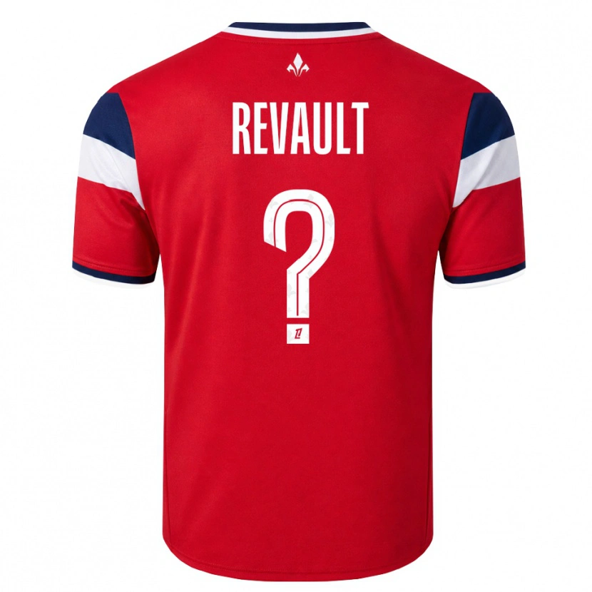 Danxen Criança Camisola Joris Revault #0 Vermelho Branco Azul Real Principal 2026/27 Camisa Brasil